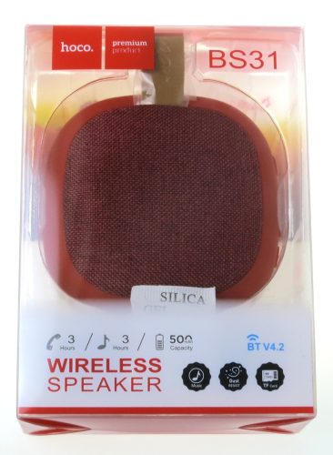 Hoco vezeték nélküli Bluetooth hangszóró BS31 piros