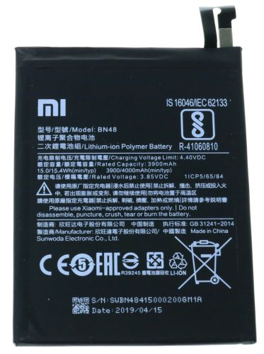 Xiaomi Redmi Note 6 Pro akkumulátor BN48