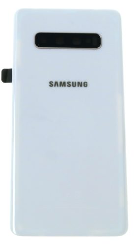 Samsung Galaxy S10 Plus gyári akkufedél kerámia fehér