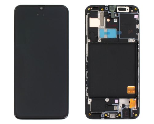 Samsung Galaxy A40 Komplett LCD kijelző érintőpanellel fekete