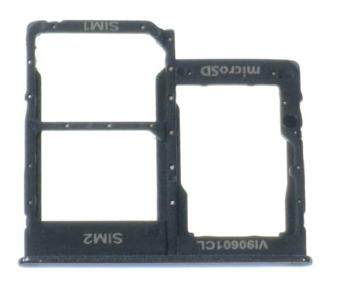 Samsung Galaxy A40 SIM and microSD kártya tartó fekete