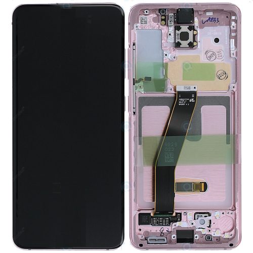 Samsung Galaxy S20 LCD Kijelző Érintőpanellel rózsaszín