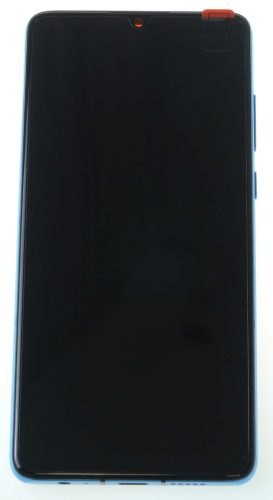 Huawei P30 Komplett LCD kijelző érintőpanellel keretes akkumulátorral kék