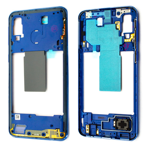 Samsung Galaxy A40 Középső keret kék
