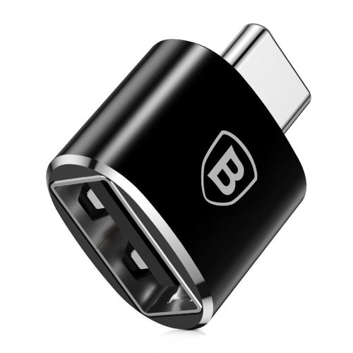 Baseus USB anya - Type C apa adapter CATOTG-01 fekete