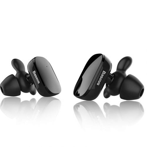 Baseus Encok W02 vezeték nélküli Bluetooth sztereó fülhallgató, NGW02-01, fekete