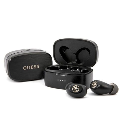 Guess vezeték nélküli Bluetooth sztereó fülhallgató töltőtokkal GUTWSJL4GBK fekete