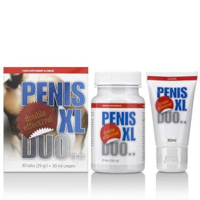   Penis XL Duo Pack – pénisznövelő krém 30 ml + kapszula 30 db